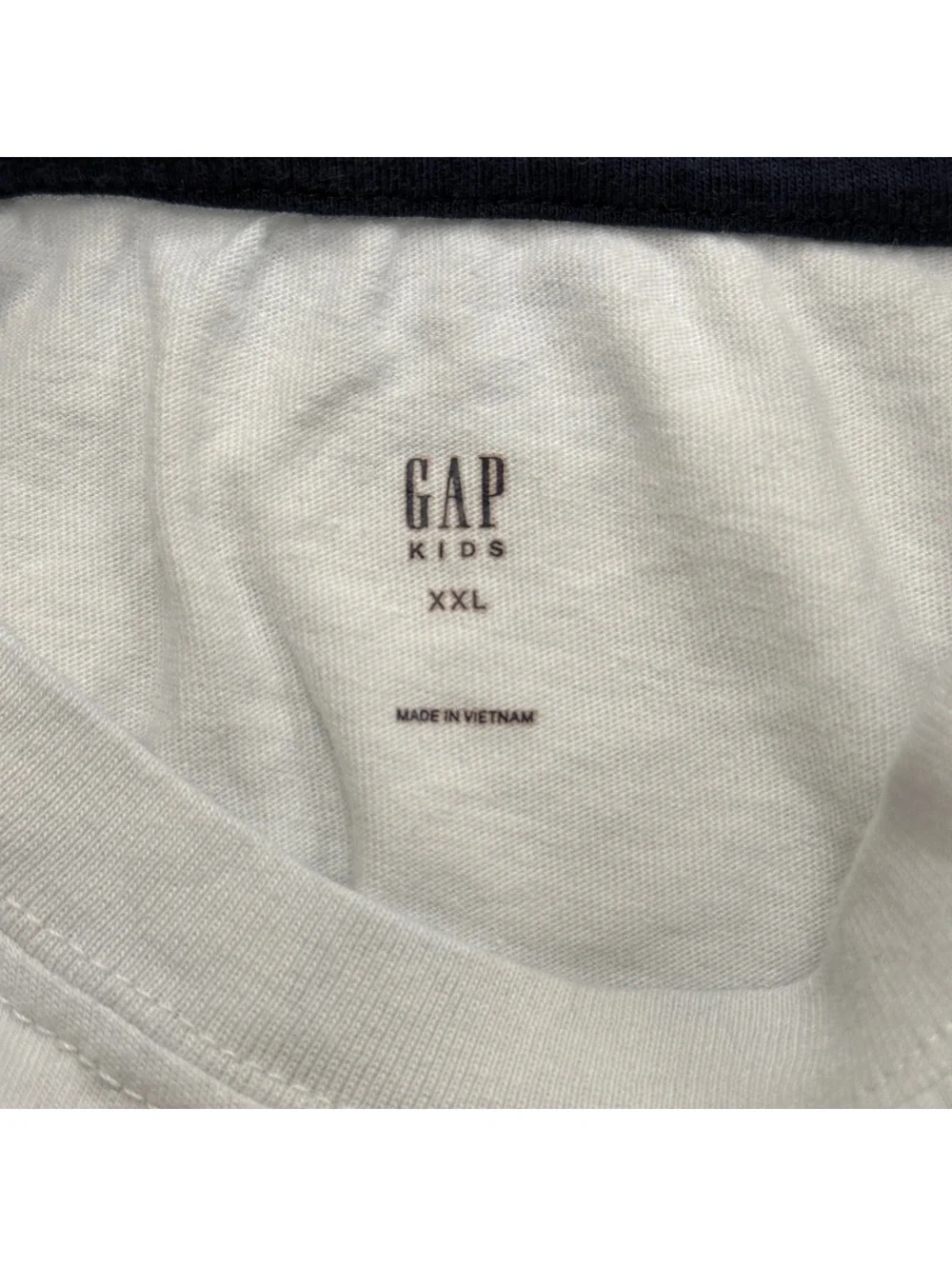 GAP Kids White Logo T-Shirt Casual Wear - Boys XXL